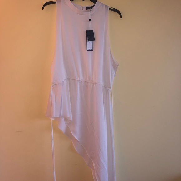 BCBG MAZAZRIA New White Blouse Tunic - Picture 5 of 6